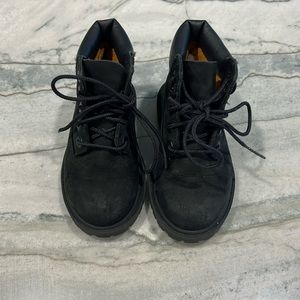 Kids Black Timberland Boots